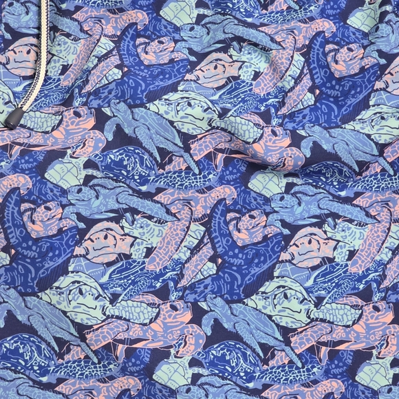 Peter Millar Blue Patterned Swim Trunks - Picture 2 of 7